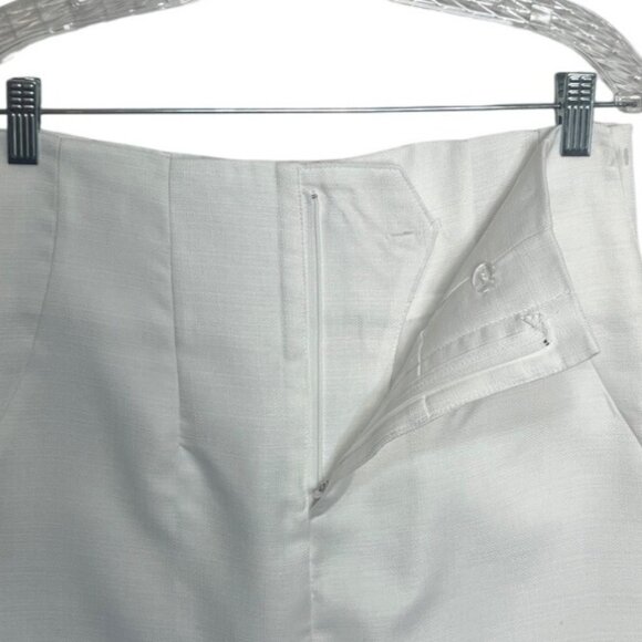 L.I.A Love Is All High Waisted Mini Skirt Womens Medium White New WOT - Picture 5 of 10